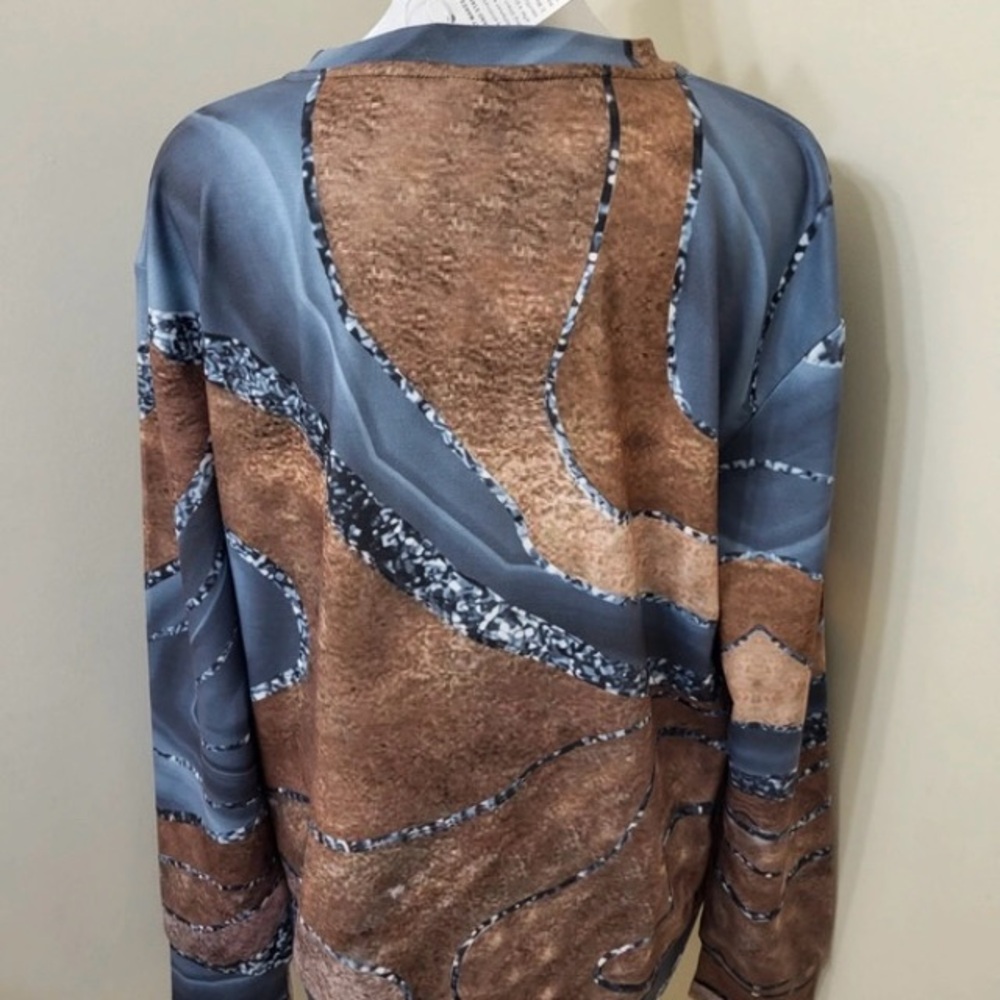 Long sleeve colorful top - Picture 2 of 6